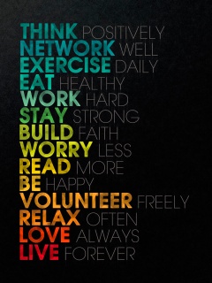 Think possitively обои