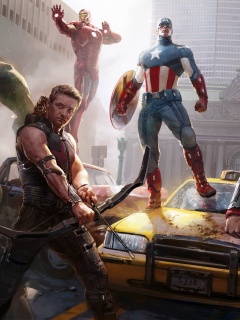 Арт к фильму Мстители обои