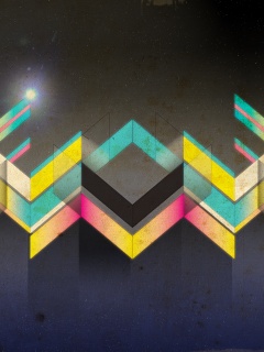 Кубический арт обои