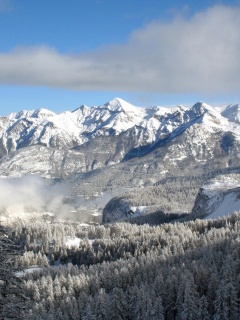 Горный пейзаж обои