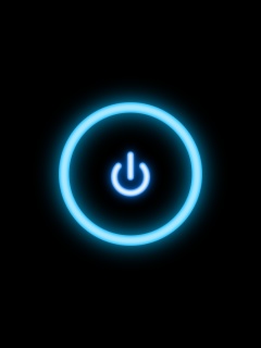 Горящая кнопка запуска обои