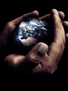 Мир в руках обои