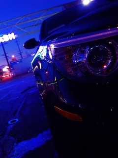 Ночная автомойка обои