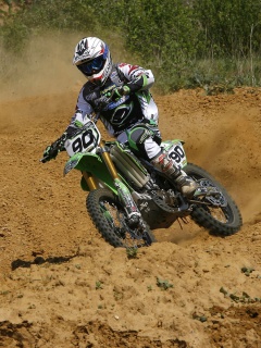 На мототреке обои