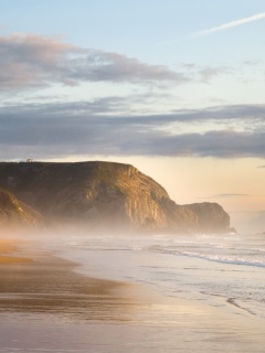Горы уходящие в море обои