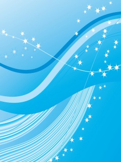 Голубые линие и белые блики обои