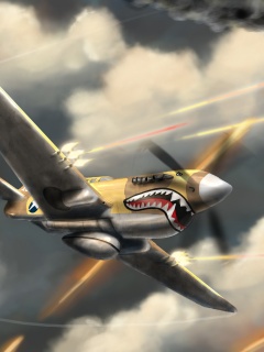 Истребитель акула обои