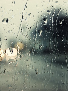 Мокрое стекло обои