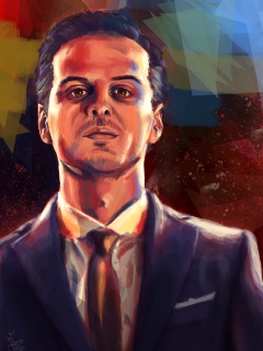 Портрет Джима Мориарти обои