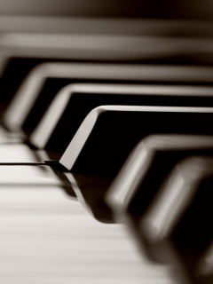 Клавиши  рояля обои