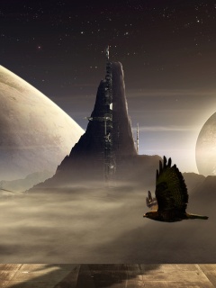 Город на другой планете обои