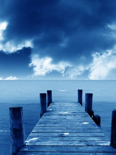 Деревянный причал обои