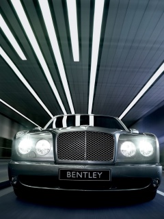 Бентли в тоннеле обои