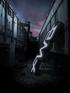 Упавшая вывеска обои