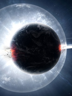 Взрыв планеты обои