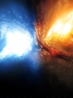 Огонь против льда обои