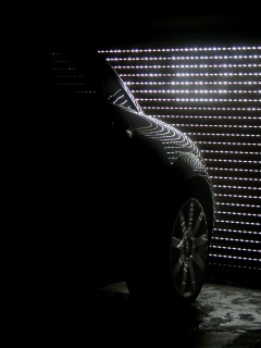 Машина в закрытом гараже обои