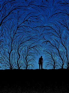 Смыкающиеся деревья обои