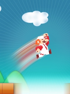 Прыжок Марио обои