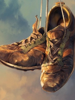 Старые кросовки обои