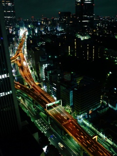 Вид на автостраду обои