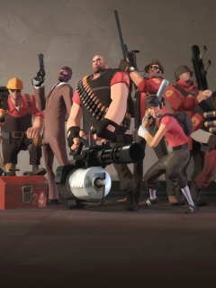 Герои игры Team Fortress 2 обои