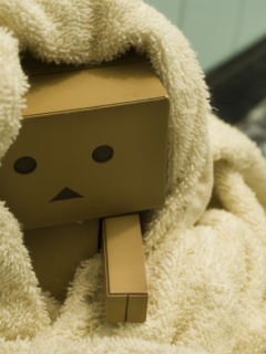 Yotsubato Danbo в полотенце обои