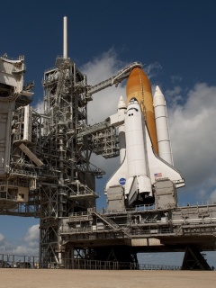 Шаттл на старте обои