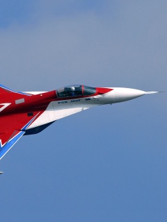 Истребитель МИГ пилотажной группы обои