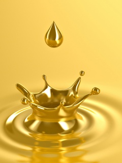 Золотая капля обои