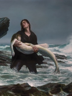 Рыбаки спасают русалку обои