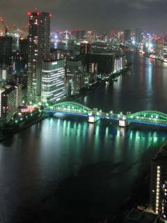 Панорама Токио обои