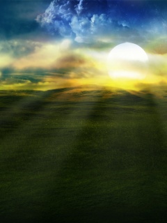 Белое солнце обои