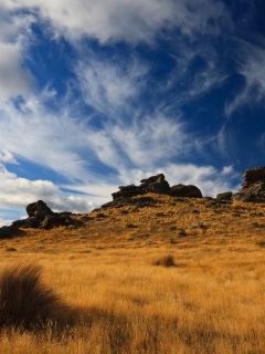 Дымящиеся скалы обои
