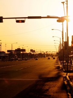 Закат в Лос Анджелесе обои