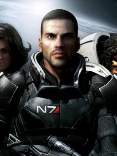 Mass Effect N7 обои