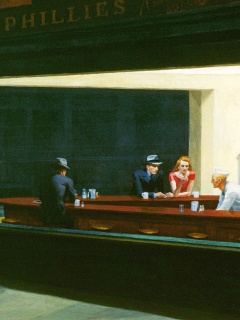 Ночное кафе обои