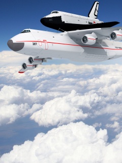 Авиатранспортировка Бурана обои