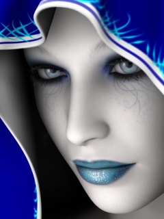 Магичка в капюшоне обои