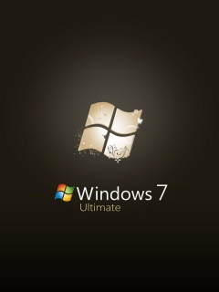 Логотип WIndows 7 Ultimate обои