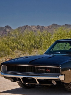 Черный Додж обои