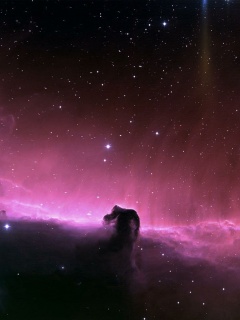 Розовая туманность обои