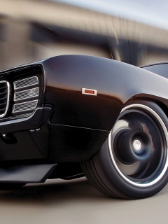 Мускул кар на повороте обои