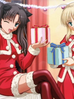 Новогдние подарки обои