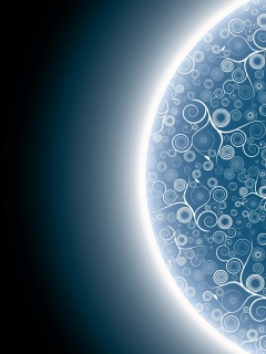 Планета из узоров обои