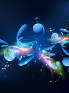 Цветочная абстракция обои