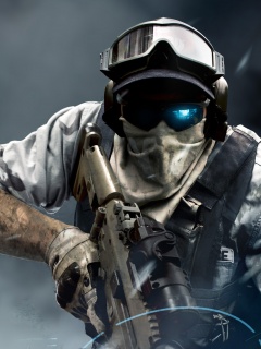 Боец в маске обои