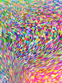 Пиксельная воронка обои