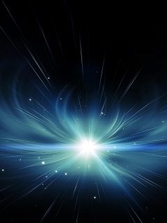 Летящий на тебя свет обои