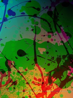 Пятна краски обои